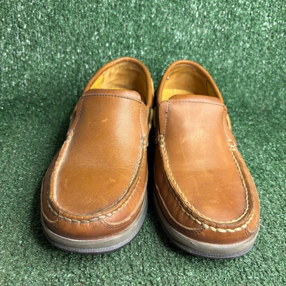 Mephisto Spinnaker Air Bag System Comfort Leather Boat Shoes Brown Mens Size 10